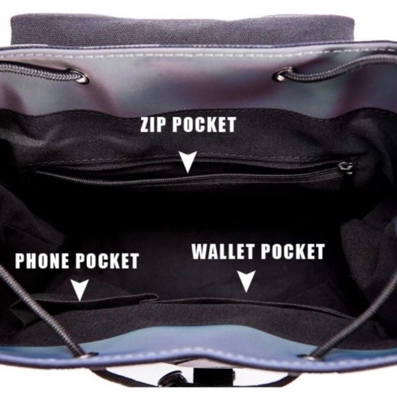 Multicolor Reflective Backpack - Picture 9 of 9